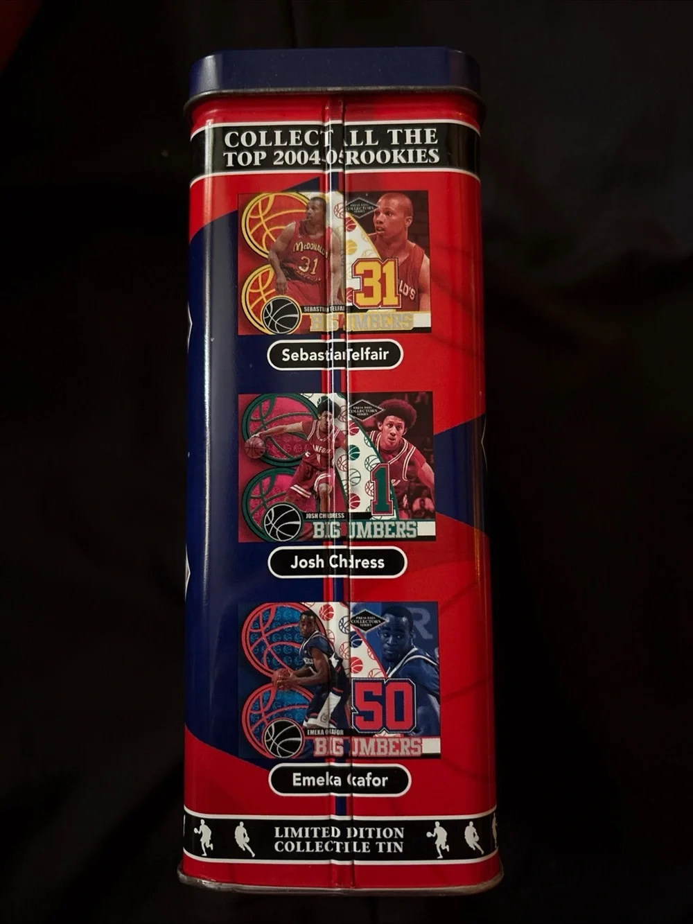 PRESS PASS 2004-2005 ROOKIE SET WITH COLLECTOR TIN NOT SEALED